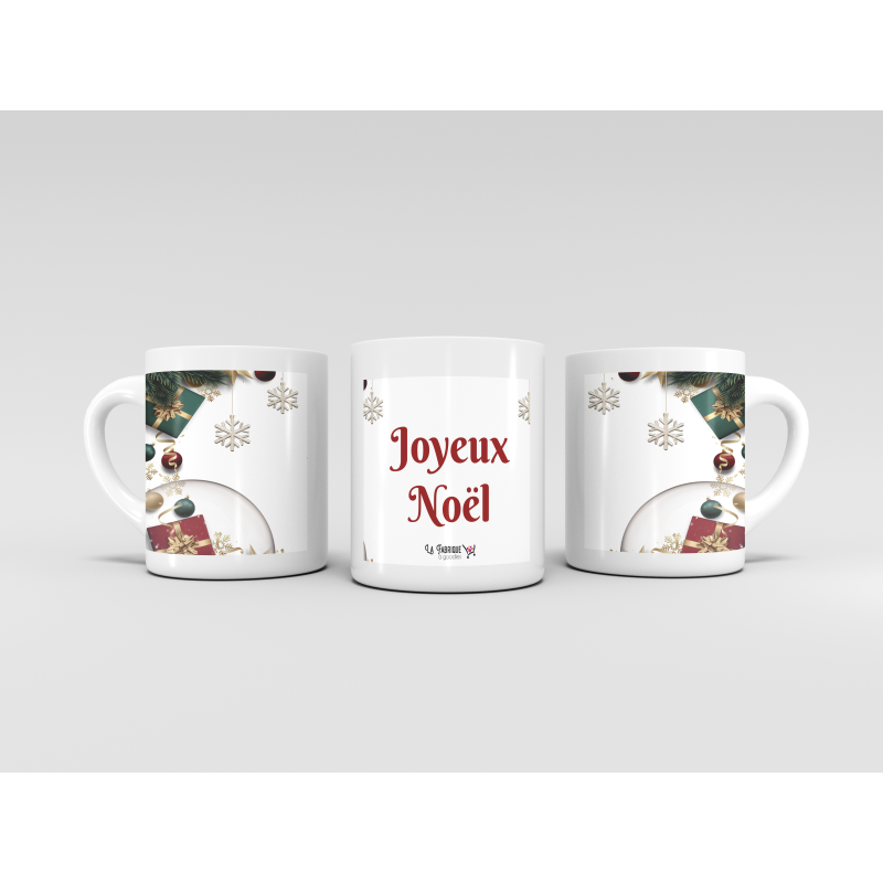 Mug Joyeux Noël 2 blanc