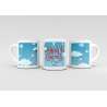 Mug Merry christmas 4 nuages blancs